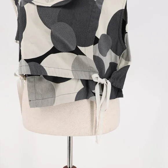 BRYN WALKER Draped Cowl Neck Asymmetrical Hem Wrap Cropped Top Size XXL - Picture 5 of 8